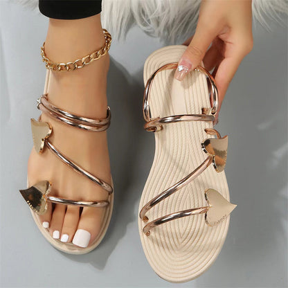 Marie – Herzförmige Sommerschuhe für Damen