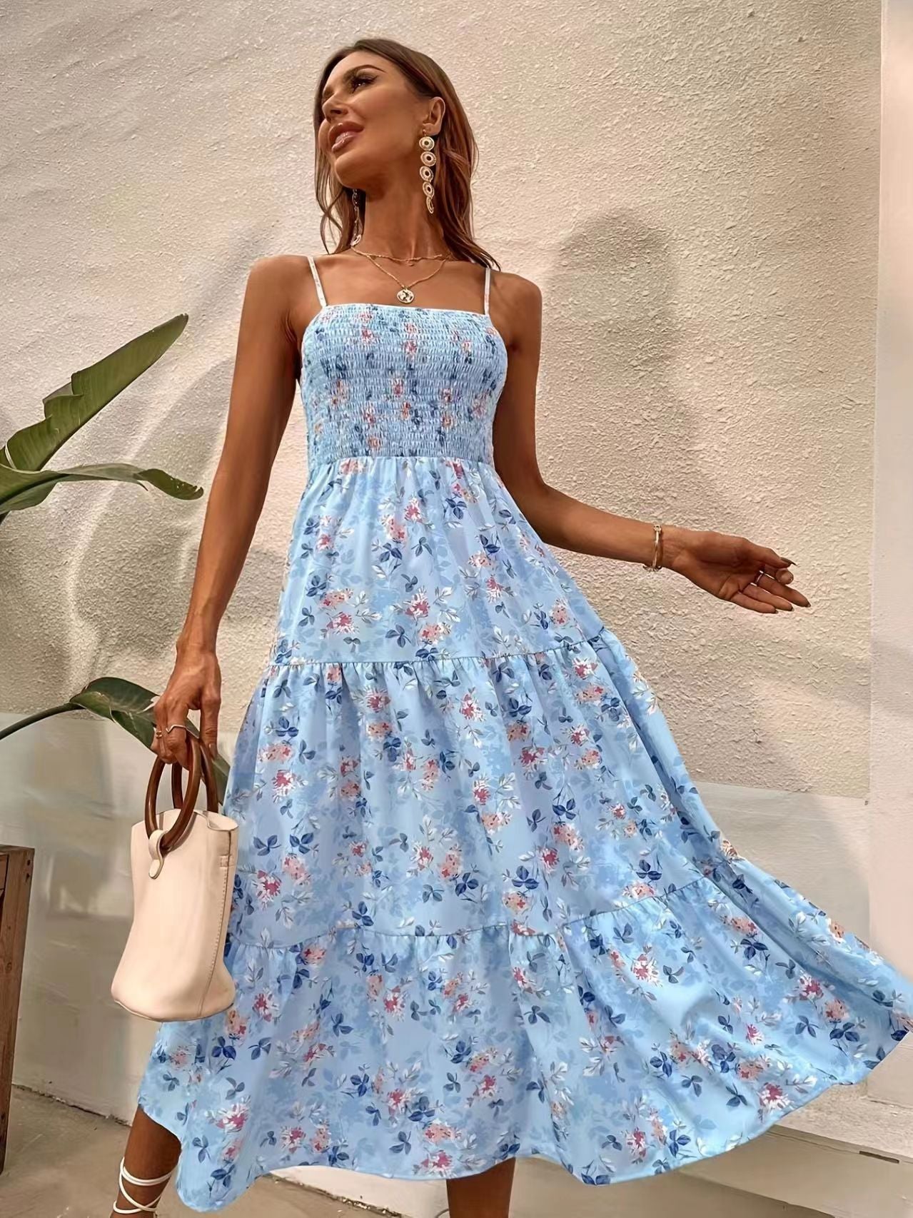 Zoe – Florales Sommer Strandkleid