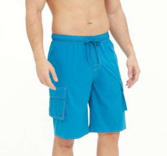 Justin – Einfarbige Herrenstrandshorts für den Outdoor-Bereich
