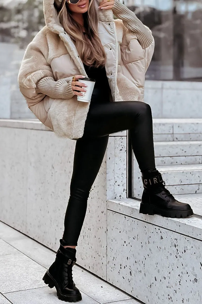 Damen Winterjacke Veloria – Modische Kapuzenjacke für kalte Tage und Outdoor-Aktivitäten