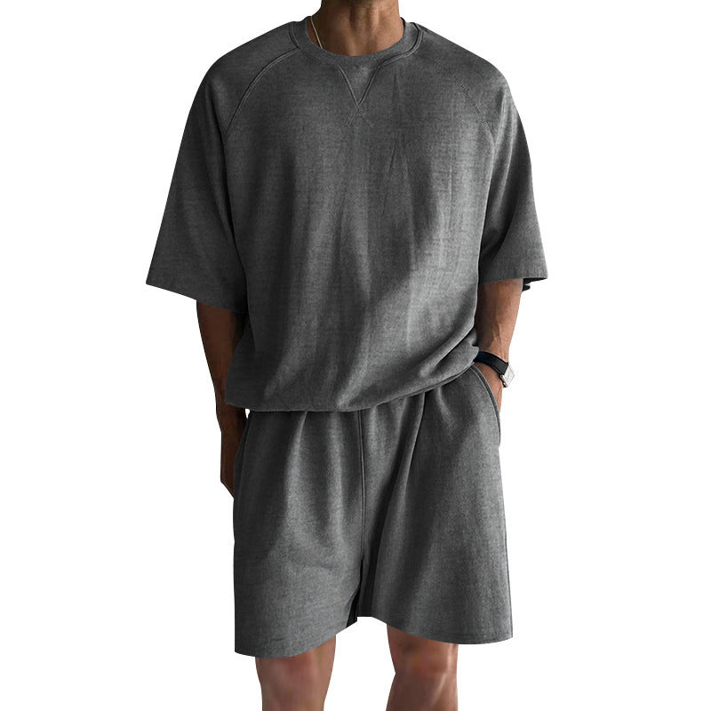 Edward – Sportliches Herren-Terry-Set mit Rundhalsausschnitt