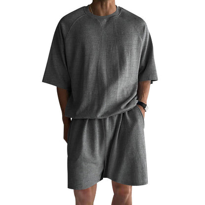 Edward – Sportliches Herren-Terry-Set mit Rundhalsausschnitt