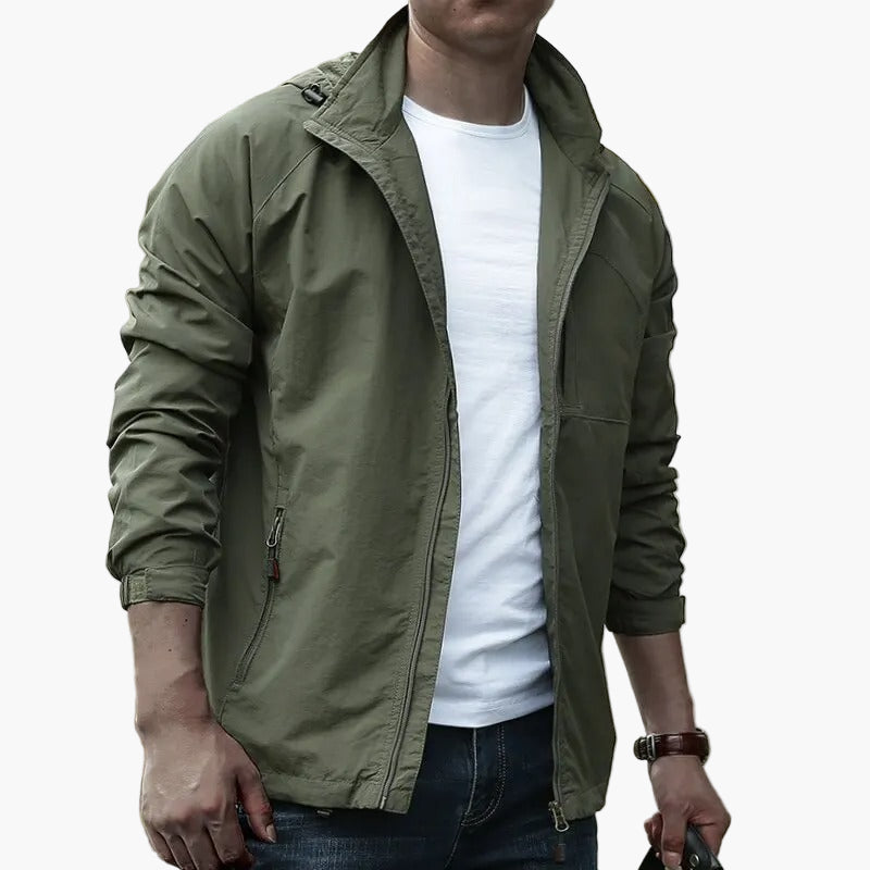 Herren Cargo Freizeitjacke – Wasserdichte Übergangsjacke für Outdoor & Alltag