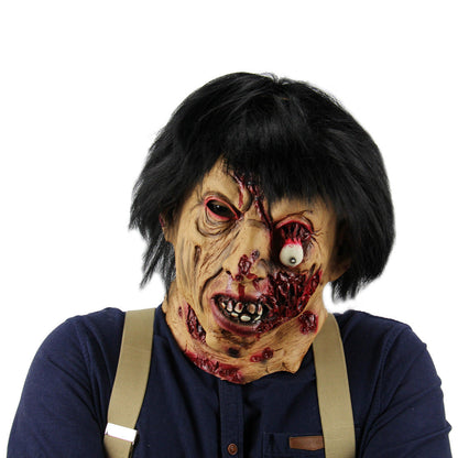 Halloween Vampir-Dämon Maske für Erwachsene – Gruselige Verkleidung für Halloween-Partys & Kostüm-Events