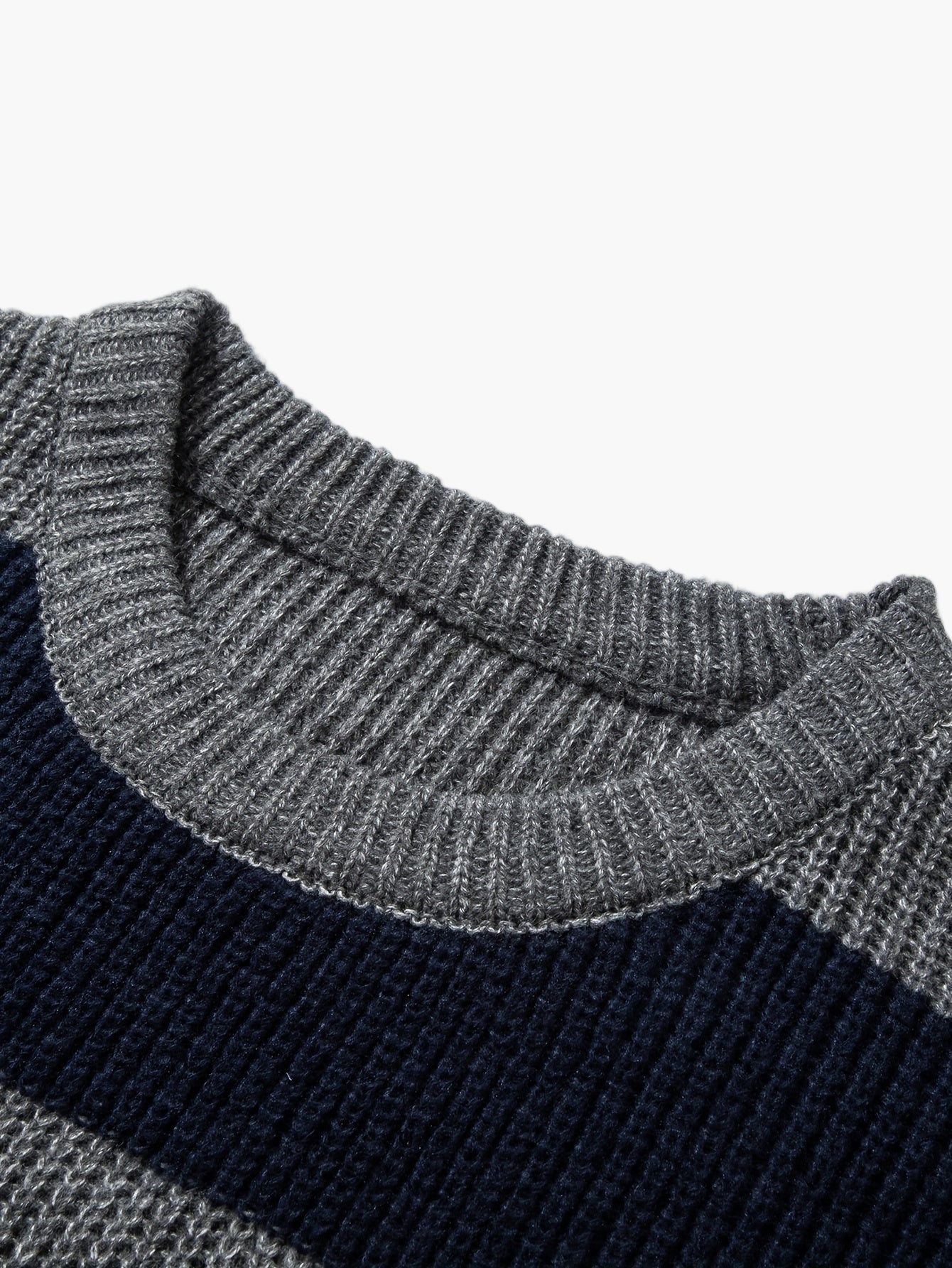 Herren Strickpullover im lässigen Streifen-Design für Herbst und Winter