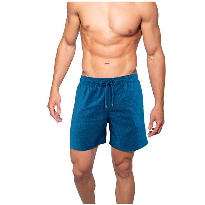 Jerry – Bedruckte Herren-Badeshorts mit doppelter Schicht für den Sommer