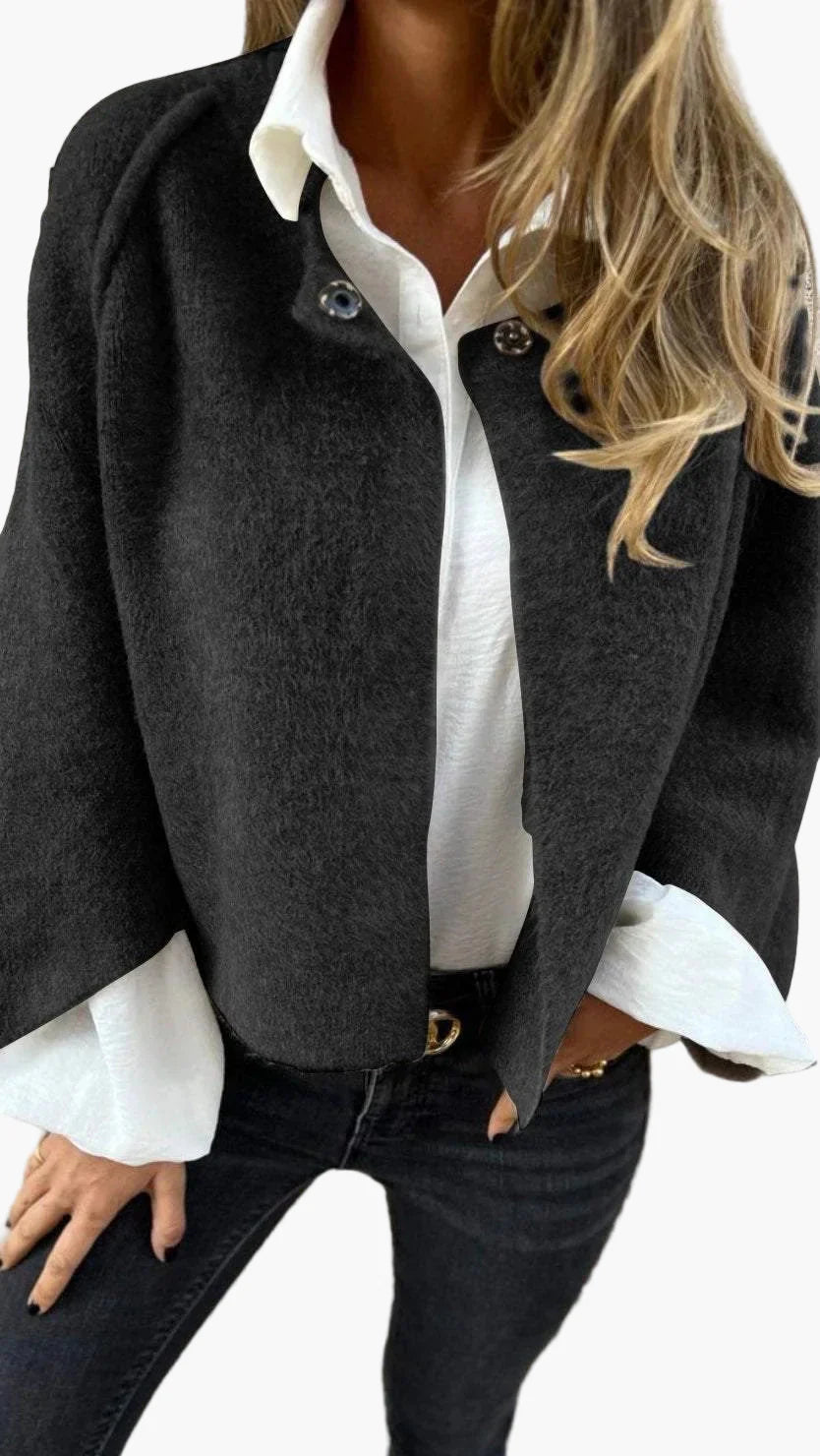 Damen Kurzjacke Modern Elegant – Für Büro & Freizeit, Stilvolle Übergangsjacke