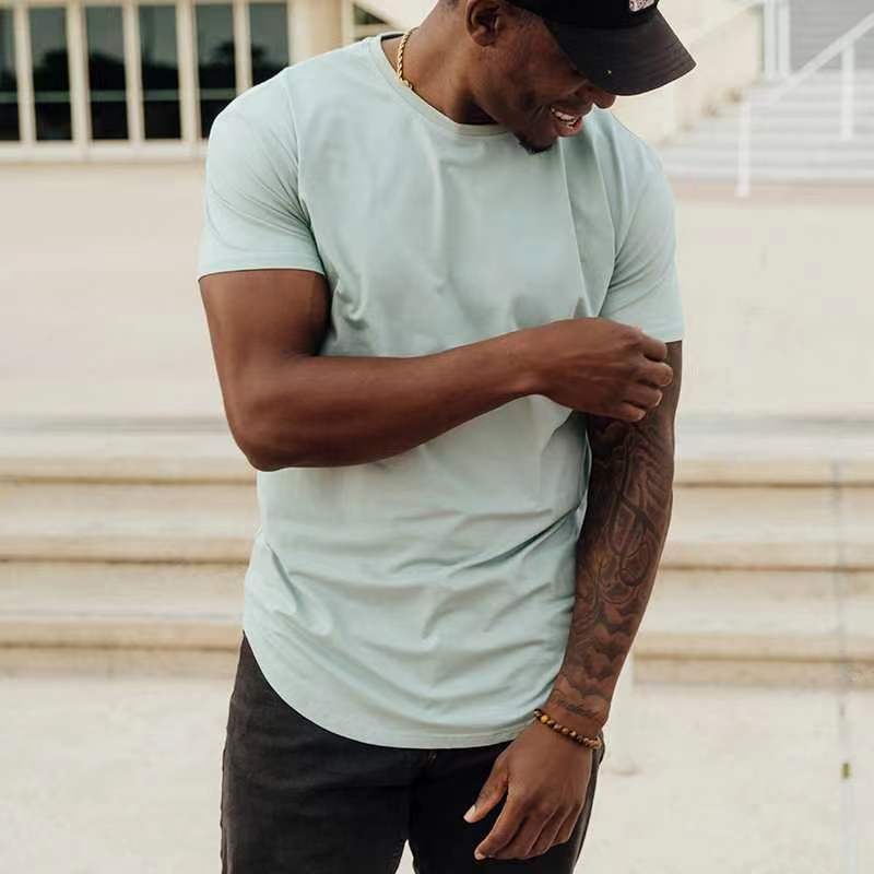 Walter – Slim Fit Sport T-Shirt mit Rundsaum