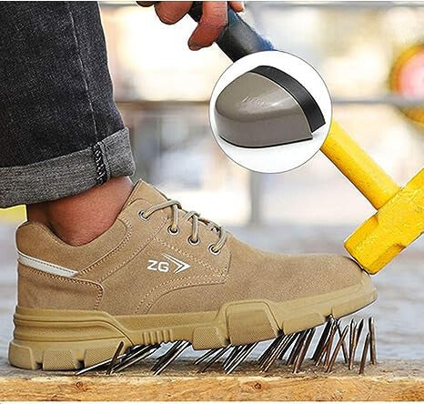 Herren Orthopädische Sicherheitssneaker für Arbeit & Freizeit – Rutschfest & Durchtrittsicher