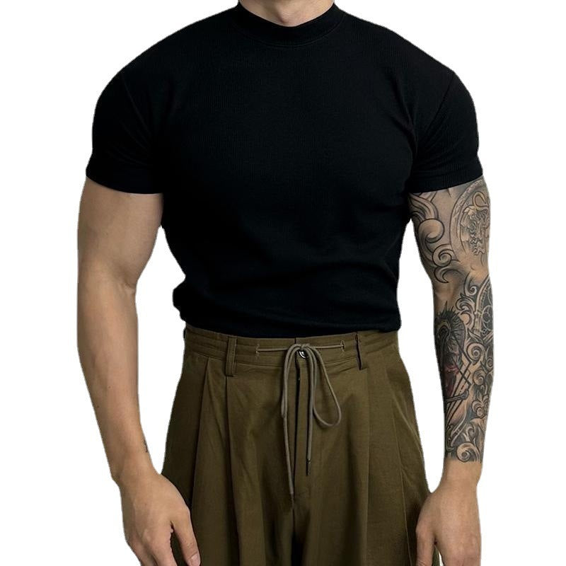 Andrew – Amerikanisches T-Shirt mit Halbkragen