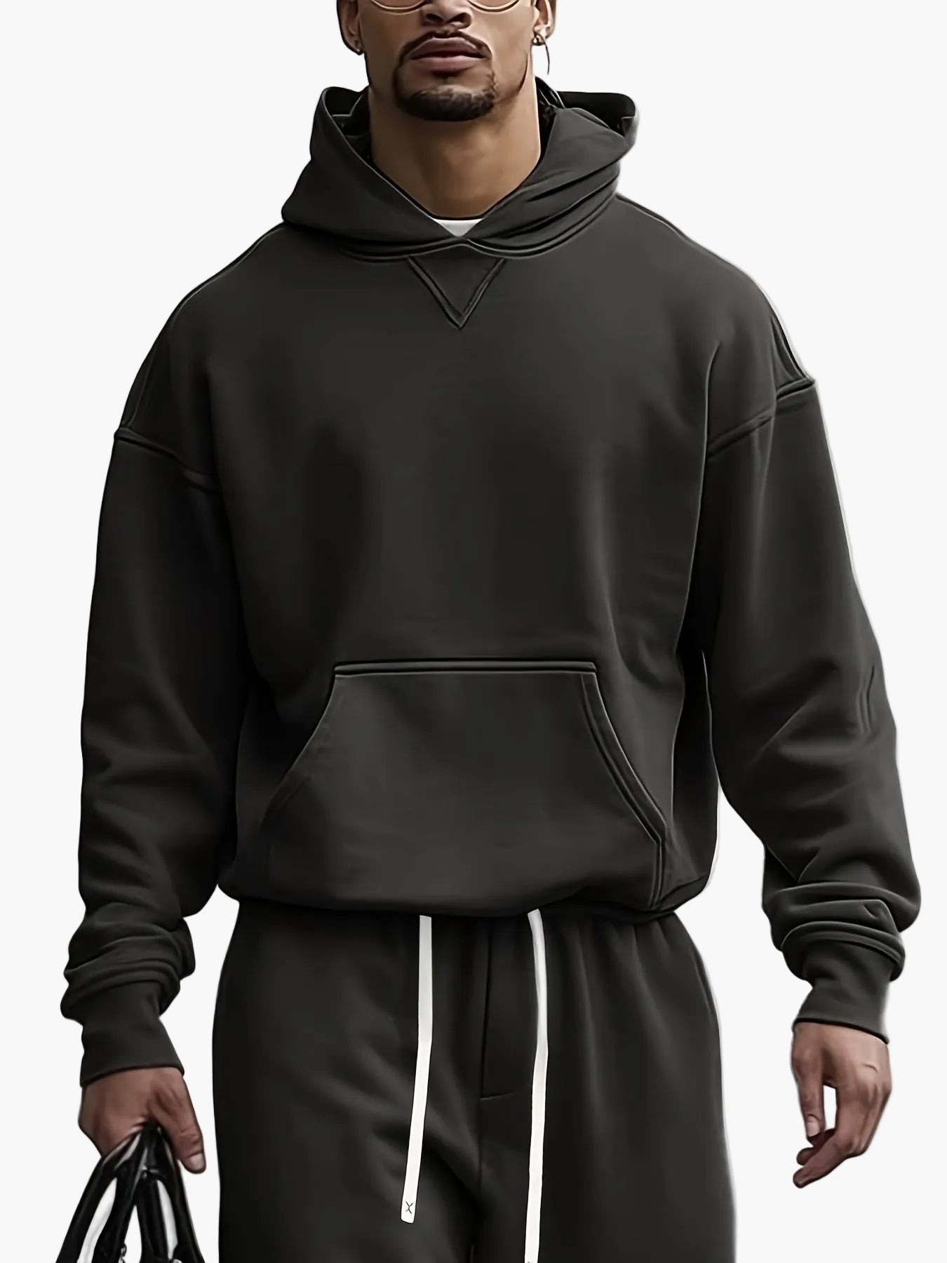 Herren Oversize Hoodie Jogginganzug Set – Lässiger Streetwear Look für Alltag und Freizeit