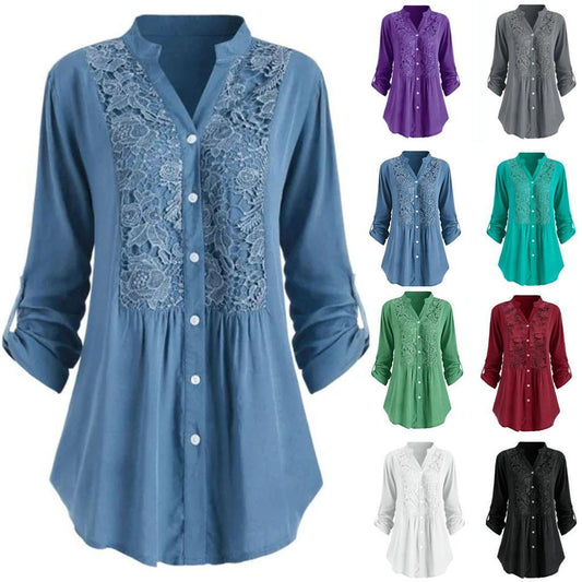 Aaron – Spitzenhemd mit Lace-Elementen