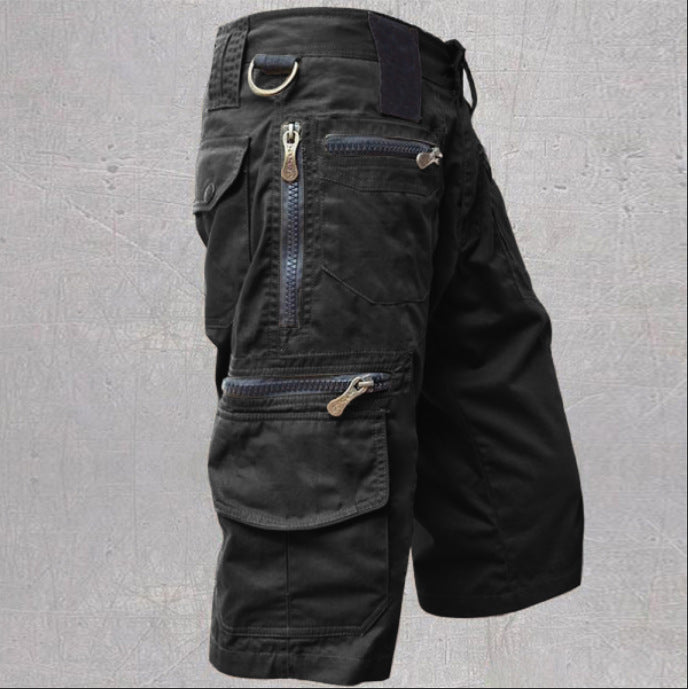 Vincent – Lässige Herren-Shorts aus reiner Baumwolle mit Mehrfachtaschen