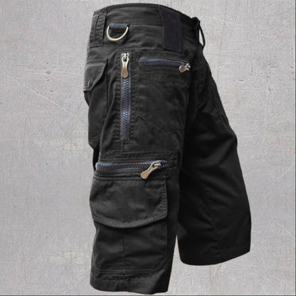 Vincent – Lässige Herren-Shorts aus reiner Baumwolle mit Mehrfachtaschen