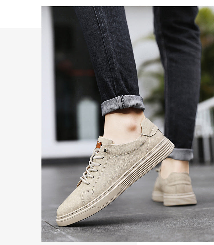 Clifford – Niedrig geschnittene Herrenschuhe aus zweilagigem veganem Leder