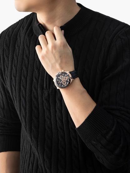 Herren Pullover mit Zopfmuster und Stehkragen – Modischer Strickpullover für Herbst und Winter, Casual Stil