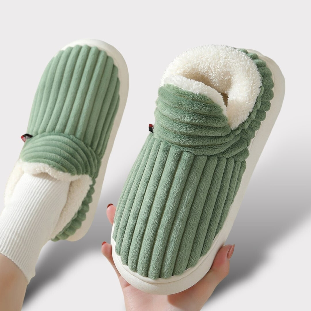 Damen Winter Hausschuhe FluffySteps™ – Gemütliche Pantoffeln für Zuhause, Komfort und Wärme
