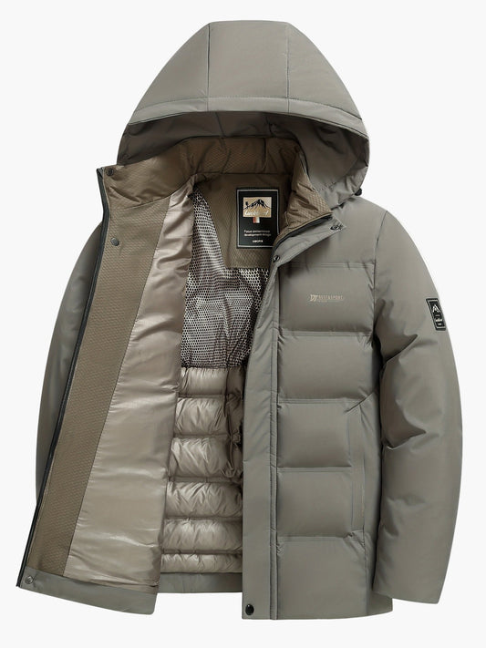 Herren Winter Steppjacke mit Kapuze – Wärmende Outdoorjacke für Alltag & Freizeit