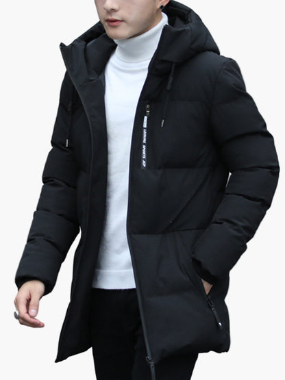 Herren Winter Steppjacke mit Kapuze – Modische Outdoorjacke für Alltag und Freizeit