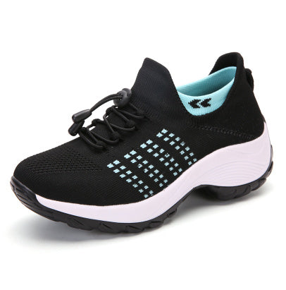 Amanda – Hoch elastische atmungsaktive Sportschuhe für Damen mit fliegendem Gewebe