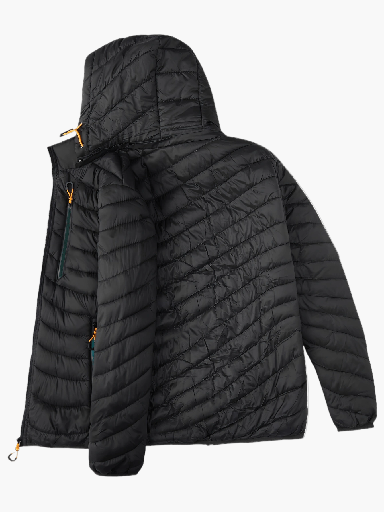 Herren Steppjacke mit Kapuze – Outdoor Freizeitjacke, Winddicht, Übergangsjacke