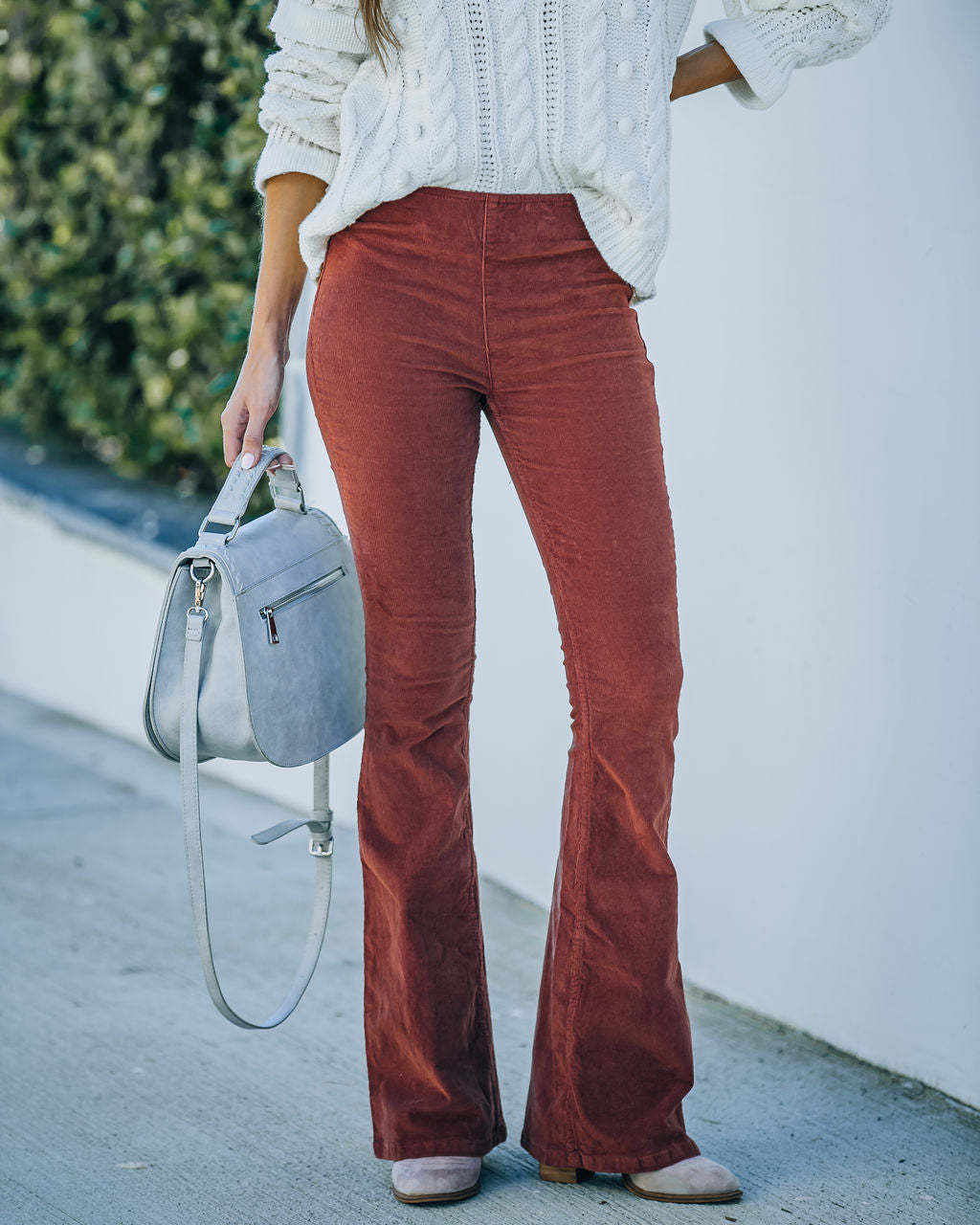 Deborah – Hoch taillierte Slim Fit Mikro Glockenhose