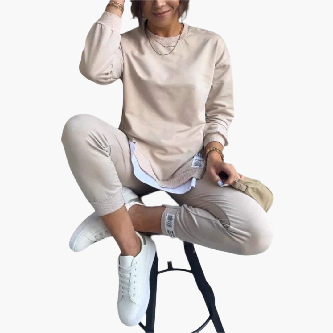 Damen Loungewear Set Zweiteilig – Bequemer Freizeitanzug für Alltag & Entspannung