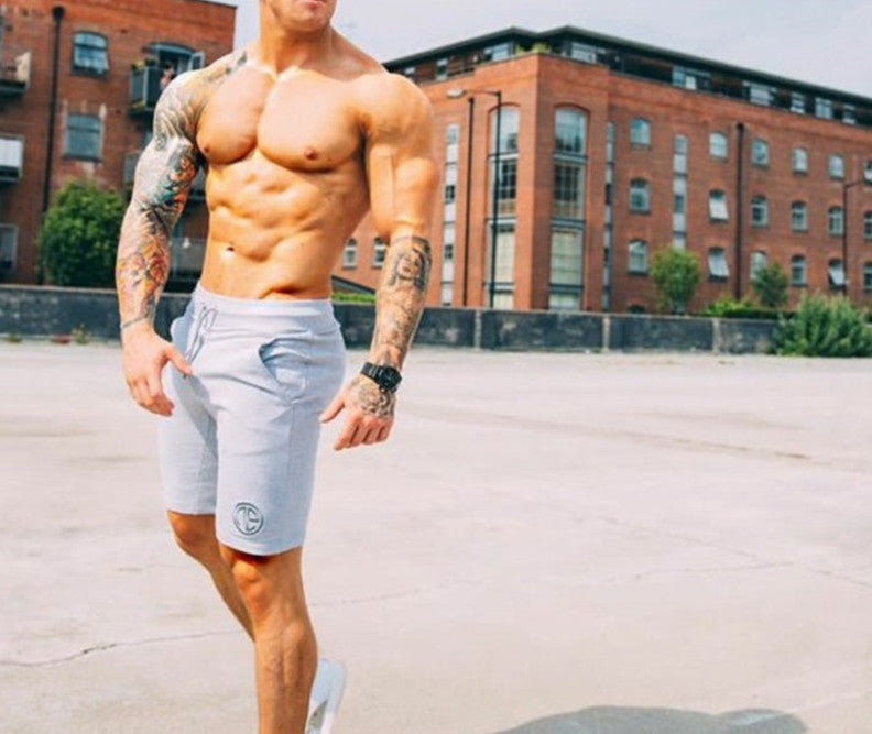 Brendan – Fünf-Punkte Herren-Shorts aus Baumwolle für Fitness und Training
