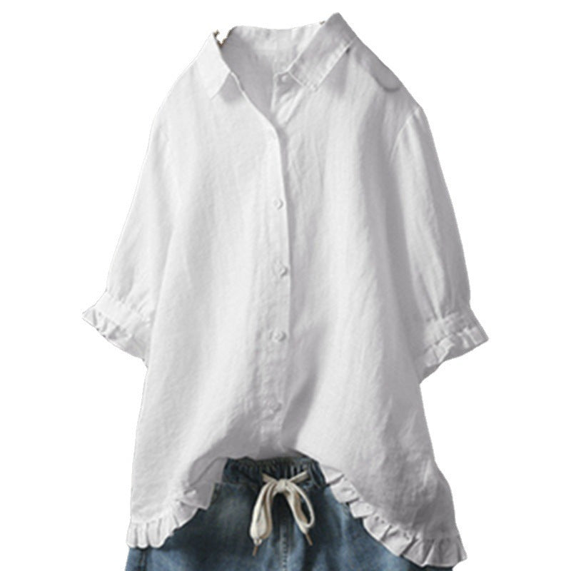 Helen – Rüschenbluse für Damen