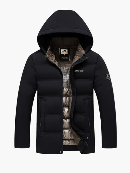 Herren Winter Steppjacke mit Kapuze – Wärmende Outdoorjacke für Alltag & Freizeit