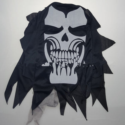 Halloween Herren Sensenmann Kostüm für Erwachsene – Gruseliges Outfit für Halloween-Partys & Deko