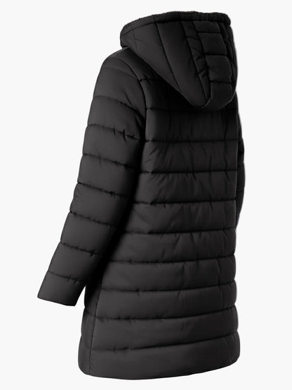 Damen Winter Steppmantel mit Kapuze – Eleganter Outdoor Parka für kalte Tage