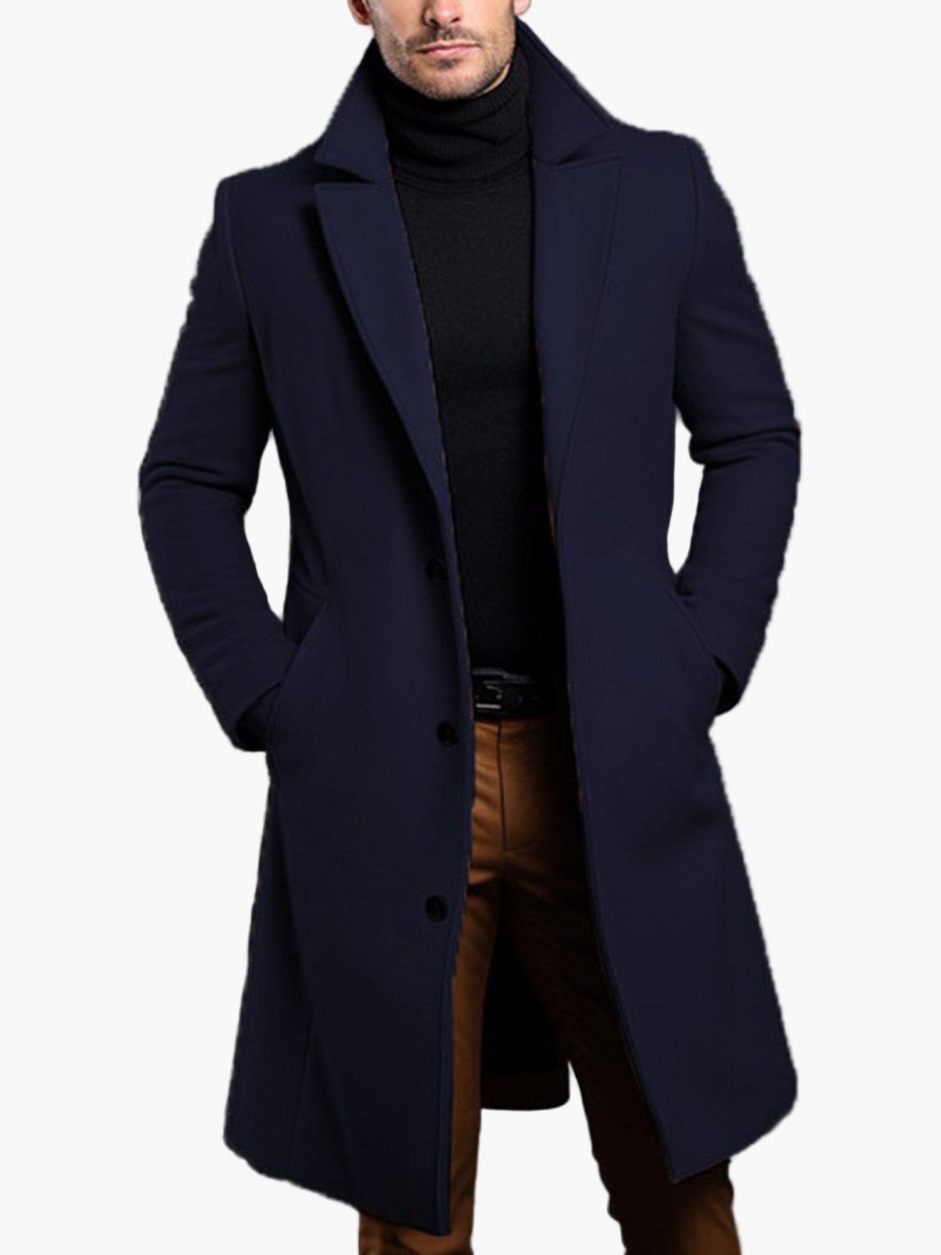 Herren Mantel Klassisch Modern Elegant – Business & Freizeit Übergangsjacke