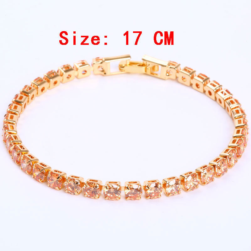 Jacqueline – Einfaches Gang-Dreh-Zirkonarmband