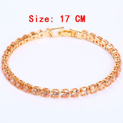 Jacqueline – Einfaches Gang-Dreh-Zirkonarmband
