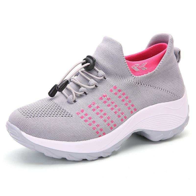 Amanda – Hoch elastische atmungsaktive Sportschuhe für Damen mit fliegendem Gewebe