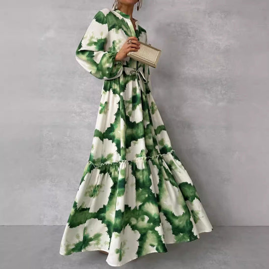 Amelia – Stilvolles Damenkleid mit langen Ärmeln