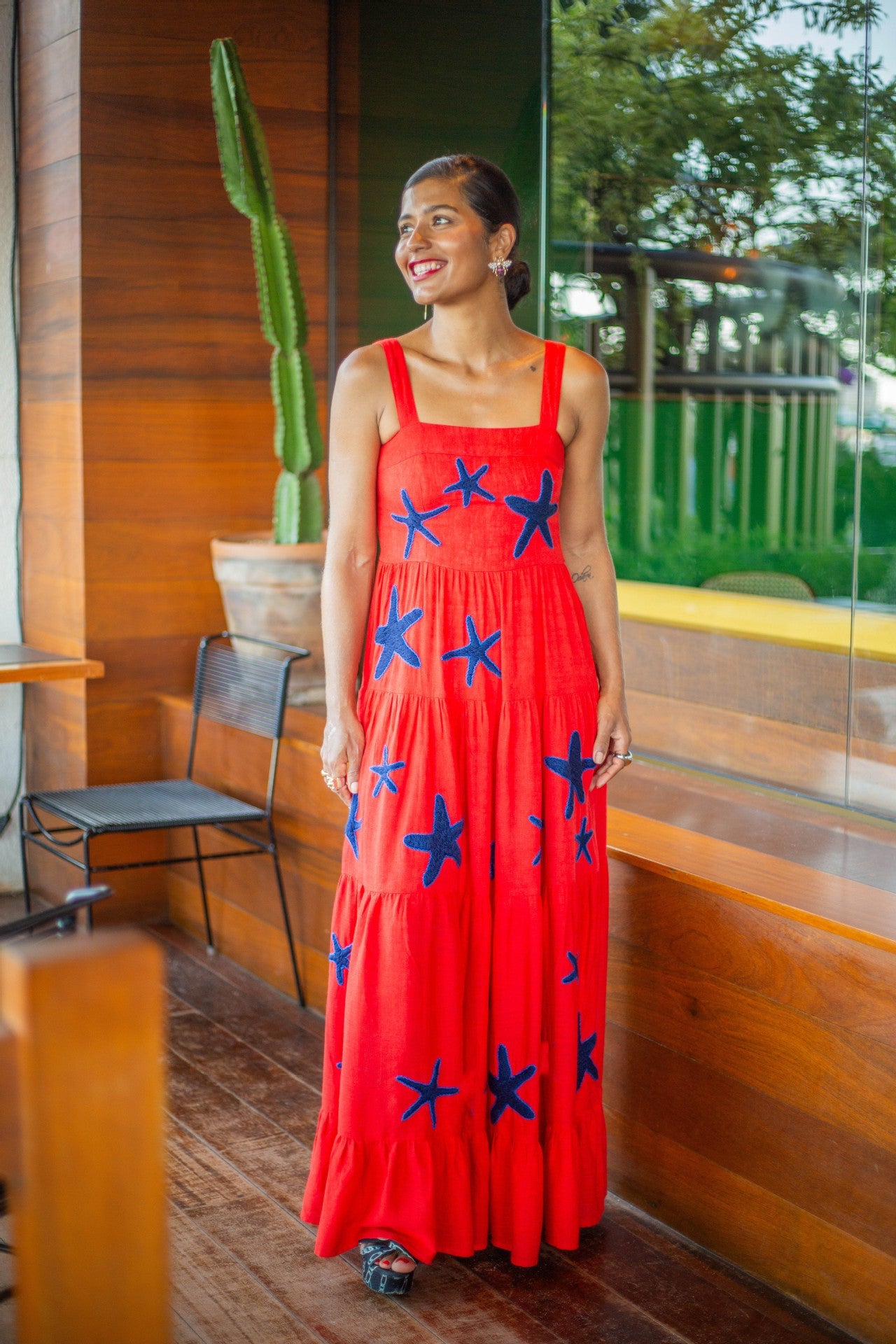 Kelly – Langes Strandkleid für Damen