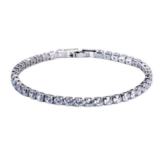 Jacqueline – Einfaches Gang-Dreh-Zirkonarmband
