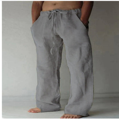 Herren Freizeithose Jogginghose Japanischer Stil Locker Gerade Bein