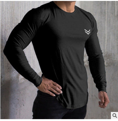 Charlie – Langärmliges Sport T-Shirt für Herren mit schnelltrocknendem Material