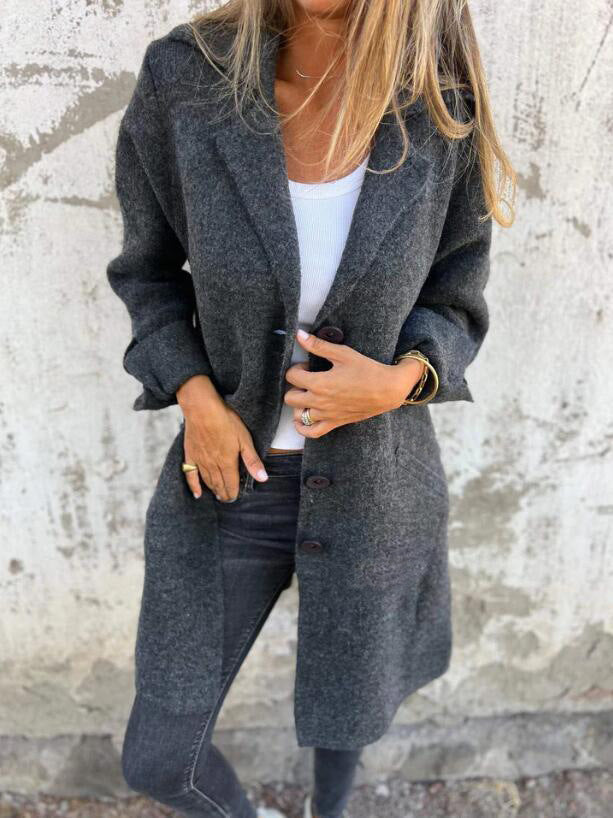 Angela – Modischer Damen-Cardigan mit Einstecktaschen