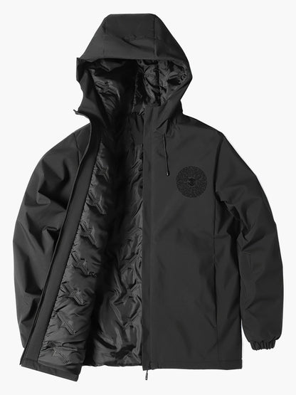 Damen Casual Parka mit Kapuze und Aufdruck "Nothing Else Matters" – Streetstyle Übergangsjacke