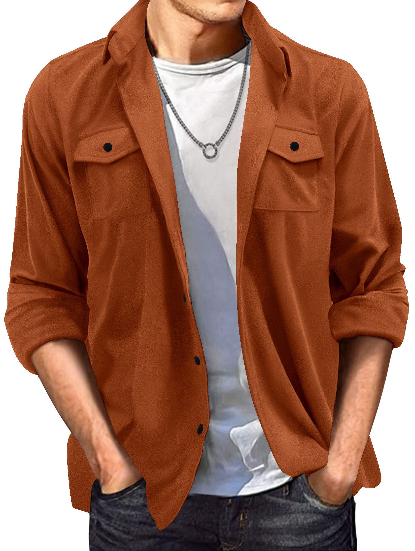 Gilbert – Herren-Lederjacke im europäischen und amerikanischen Stil