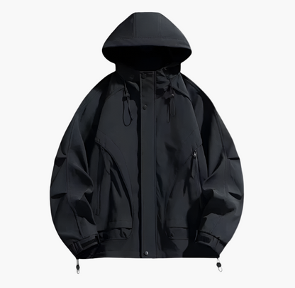 Herren Outdoor Windbreaker Jacke – Wasserdicht, Winddicht, Atmungsaktiv, Allrounder für Freizeit und Abenteuer