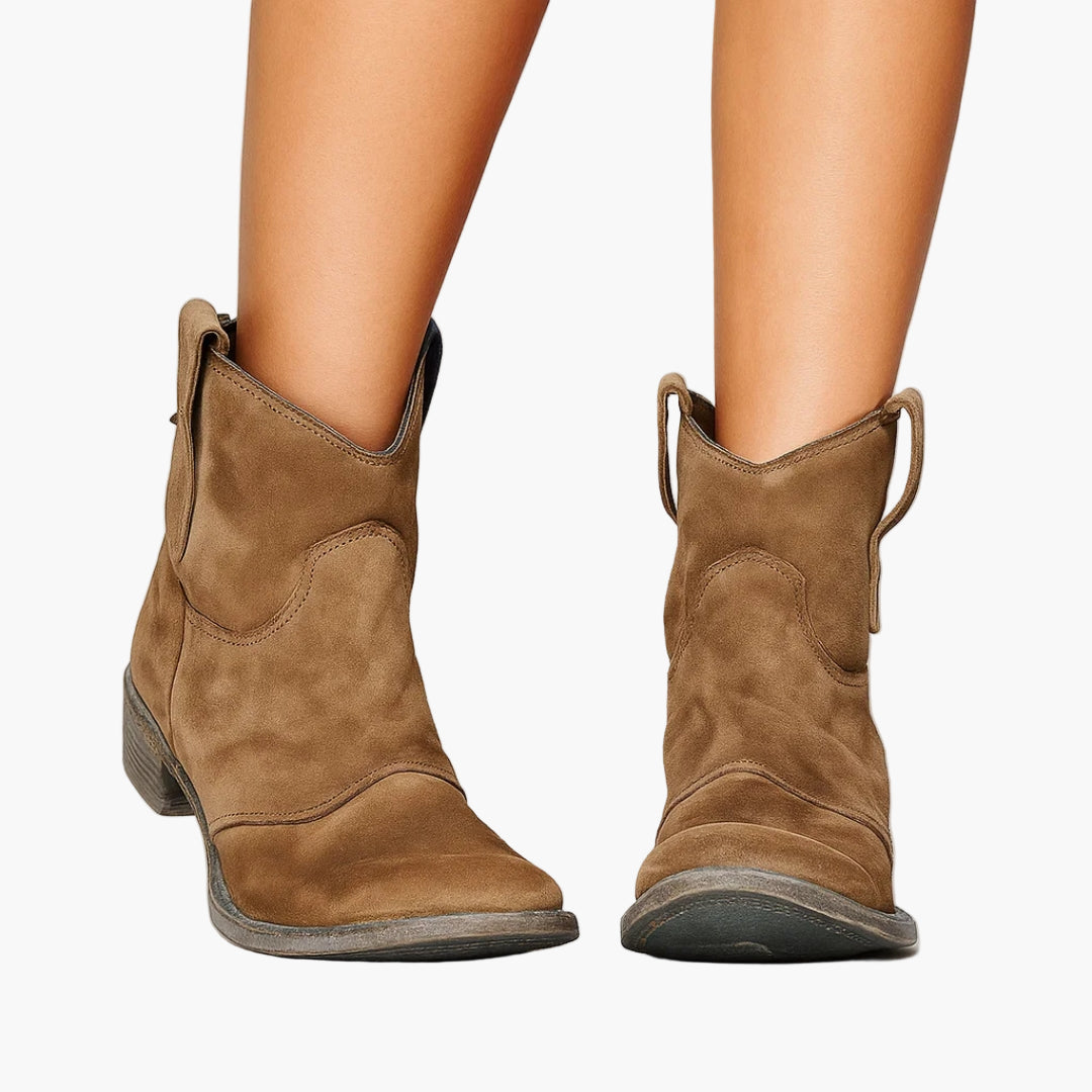 Damen Western Stiefeletten – Claudia – Modische Boots für Alltag und Freizeit