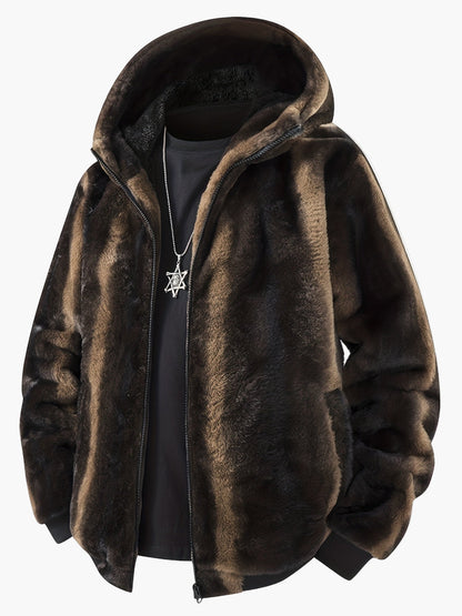 Herren Kapuzenjacke im Trend-Look für Herbst und Winter – Warmes Fashion-Statement für Freizeit und Alltag