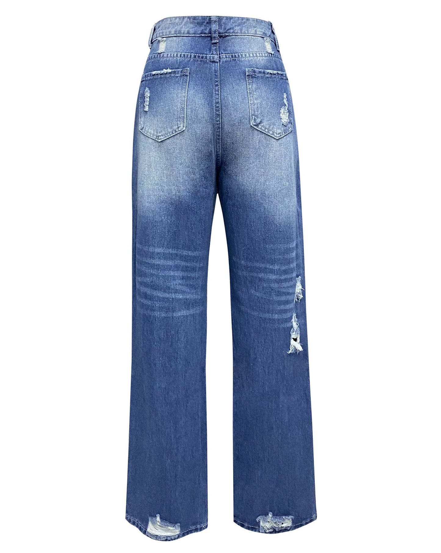 Doug – Weite Retro-Jeans mit Rissen
