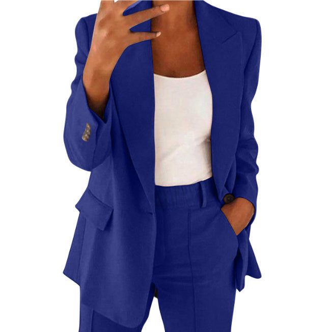 Tara – Eleganter Damenblazer mit Polo-Kragen