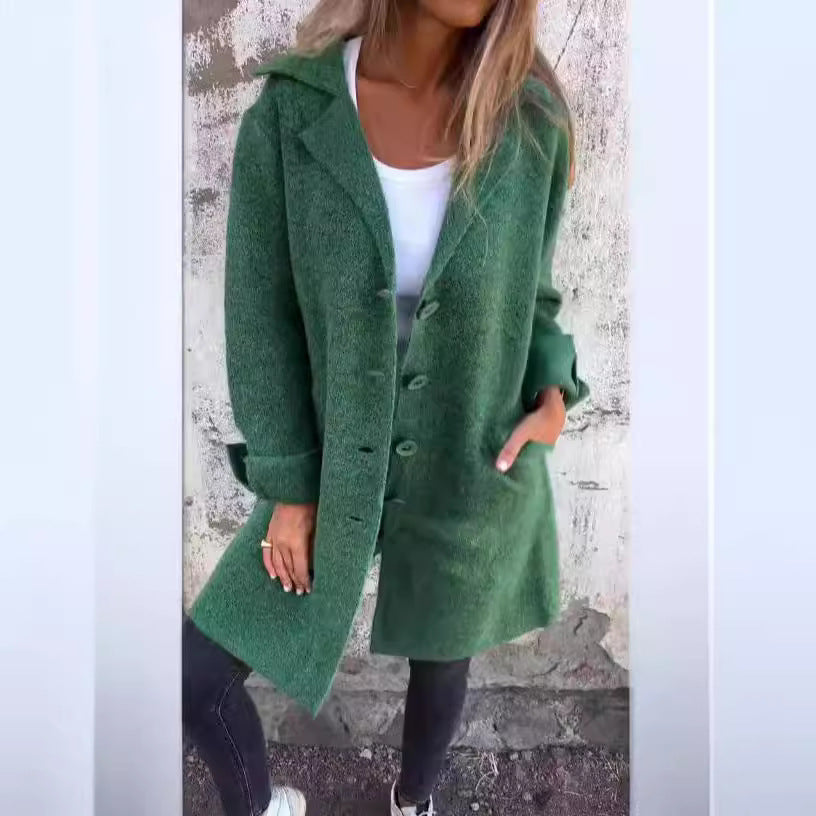 Angela – Modischer Damen-Cardigan mit Einstecktaschen